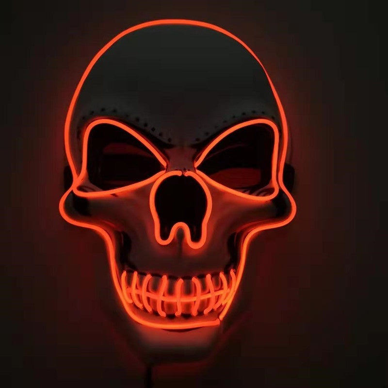 Illuminez Vos Soirées d’Halloween avec le Masque LED Calavera Effrayant ! 💀🎇