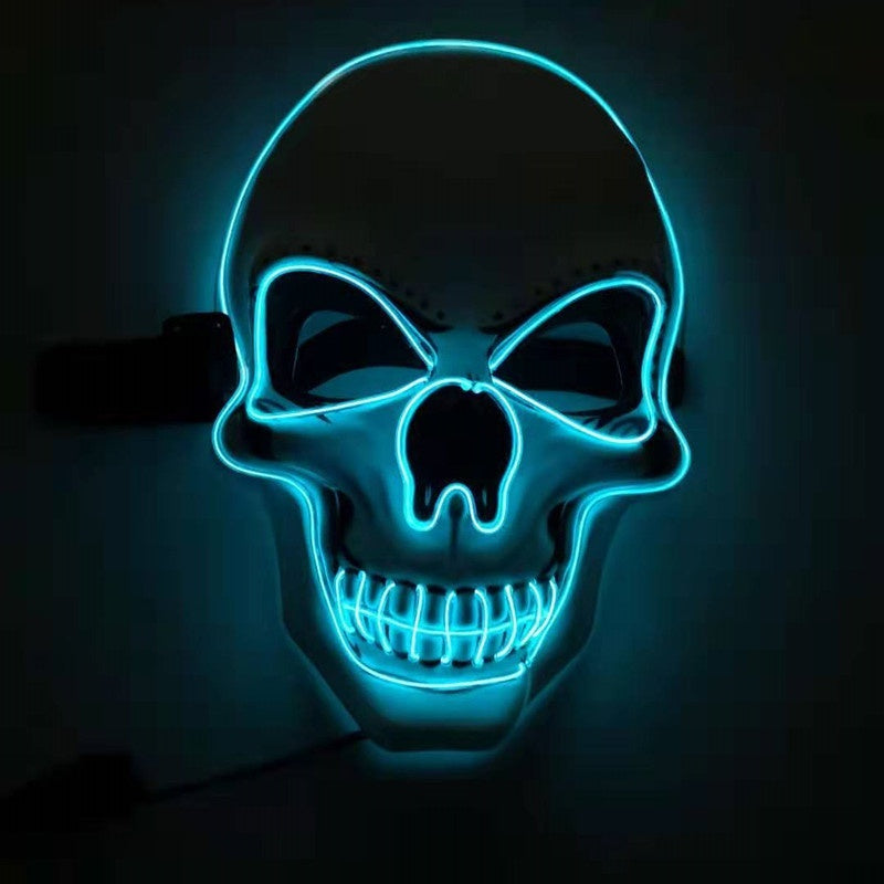 Illuminez Vos Soirées d’Halloween avec le Masque LED Calavera Effrayant ! 💀🎇