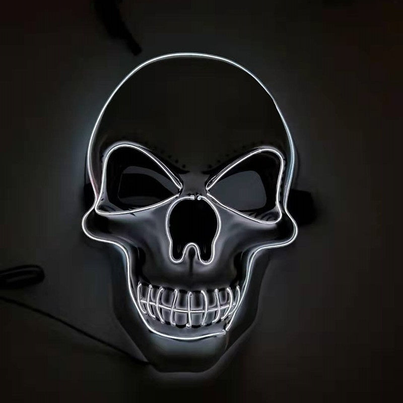 Illuminez Vos Soirées d’Halloween avec le Masque LED Calavera Effrayant ! 💀🎇