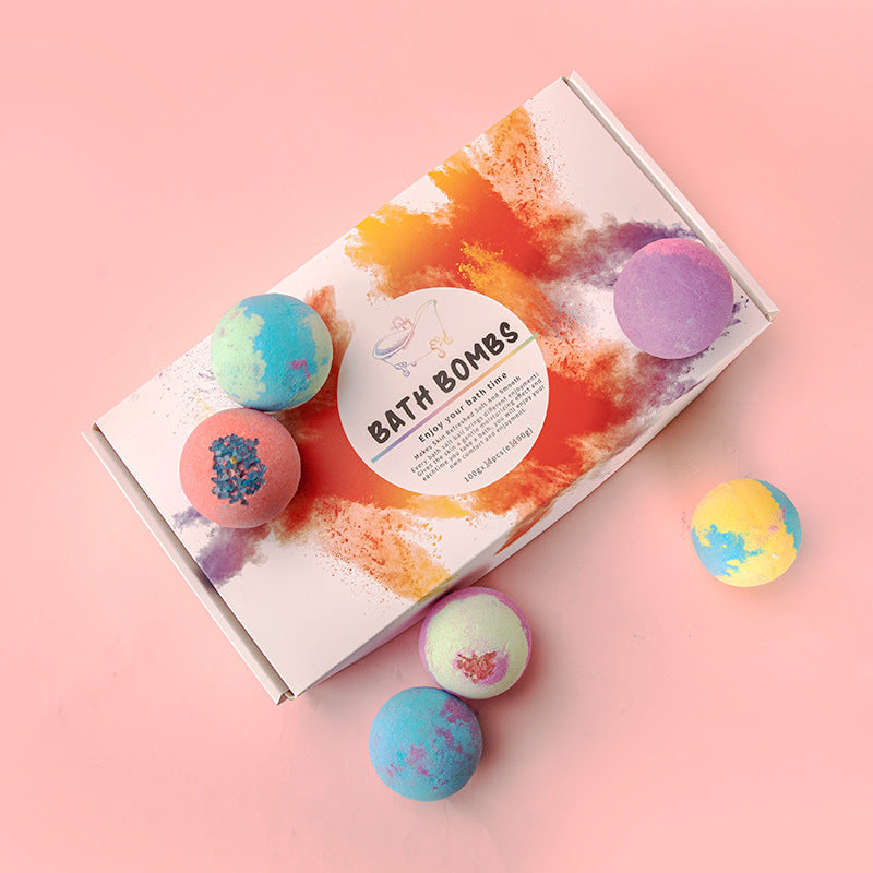 Coffret de 14 Boules de Bain Effervescentes – Explosion de Parfums et de Détente pour un Bain Relaxant