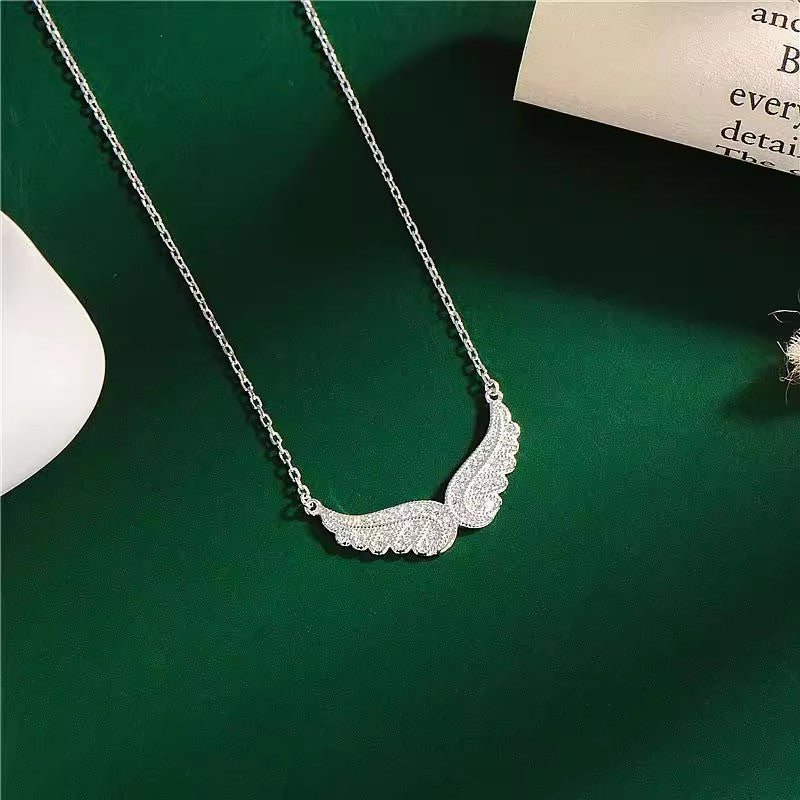 Collier Ailes d'Ange en Argent Sterling 925 – Élégance Céleste