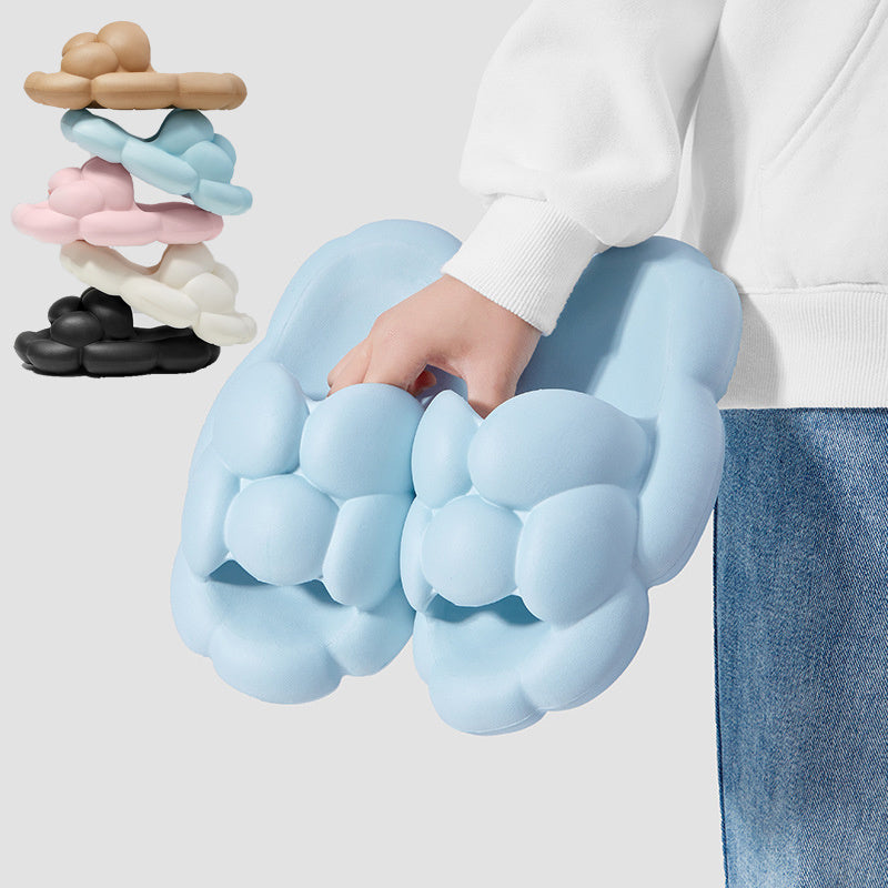 Pantoufles Nuage Douces et Mignonnes – Tongs Unisexes Confortables pour Intérieur et Extérieur