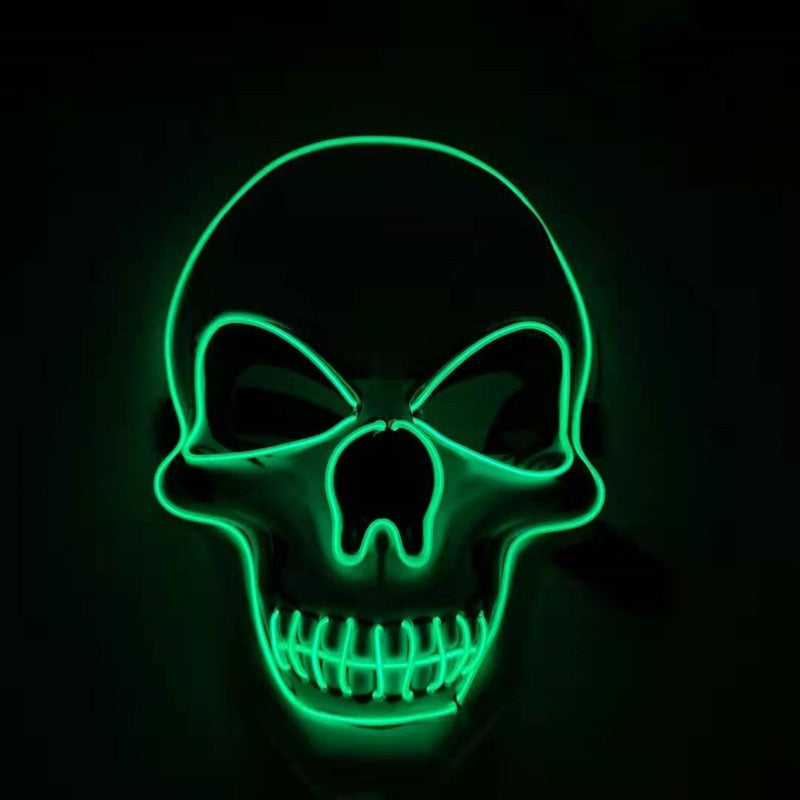 Illuminez Vos Soirées d’Halloween avec le Masque LED Calavera Effrayant ! 💀🎇