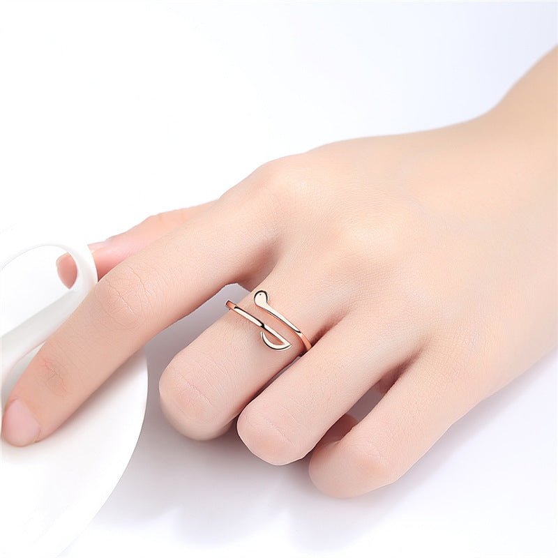 Bijoux de luxe Réglable Musique Anneaux - KadooKadooArgenteCJZBLXLX08932 - Silver - 1pcMykadoo.shopBague