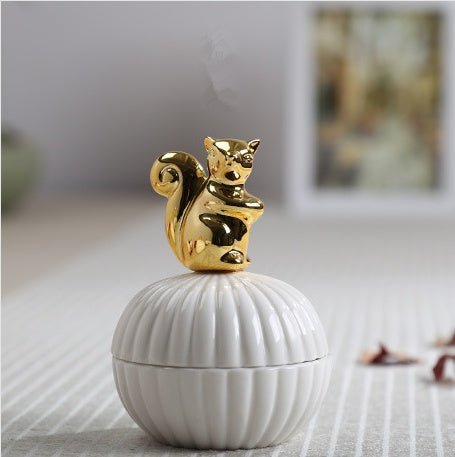Boîte à Bijoux Luxe avec Figurine Animale – Édition Élégance - KadooKadooÉcureuilCJJJJTCC00116 - SquirrelMykadoo.shopDécoration