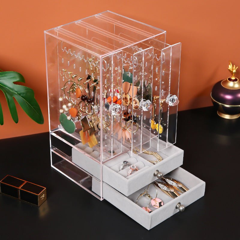 Boîte de Rangement à Bijoux en Acrylique - Un Écrin Élégant et Pratique pour Vos Bijoux Précieux - KadooKadooBlancCJJJJTJT07023 - WhiteMykadoo.shopBoite à Bijoux