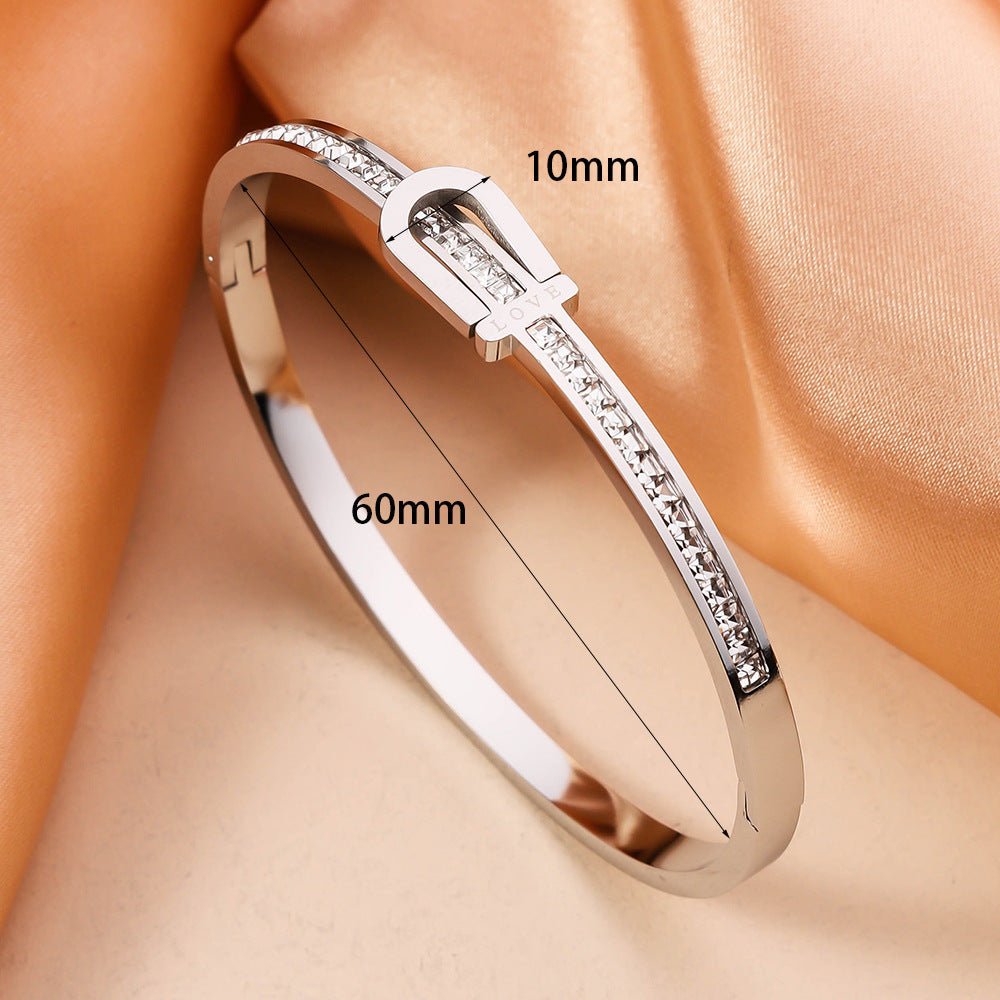 Bracelet Boucle de Chic en Acier Inoxydable Plaqué Or - KadooKadooArgentCJSL210896301AZMykadoo.shopBracelet