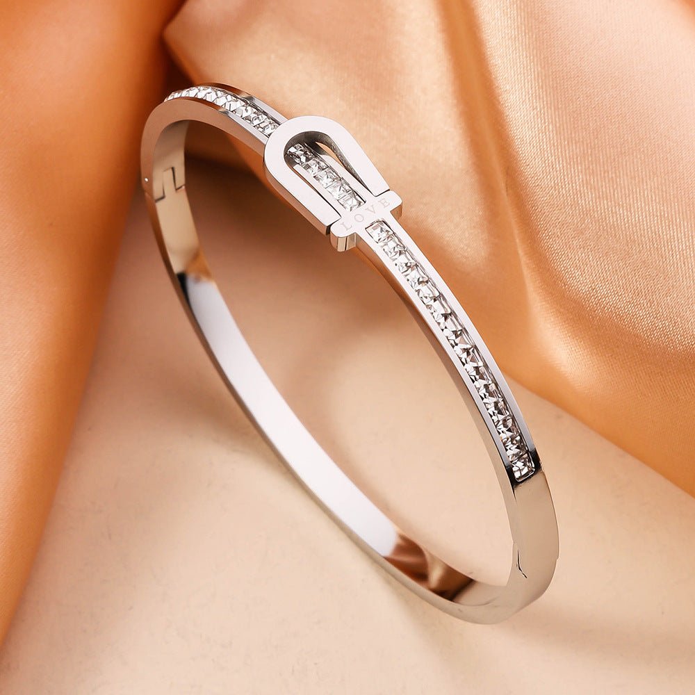 Bracelet Boucle de Chic en Acier Inoxydable Plaqué Or - KadooKadooOrCJSL210896302BYMykadoo.shopBracelet