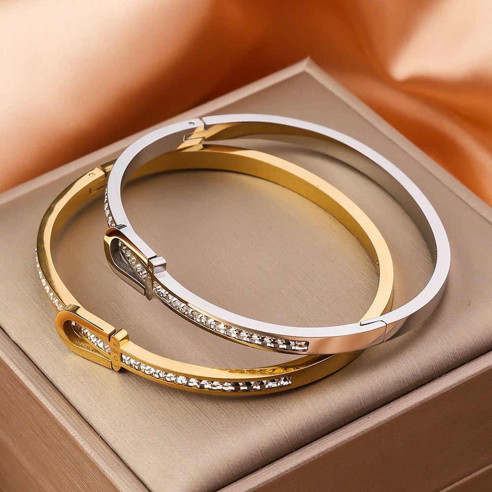 Bracelet Boucle de Chic en Acier Inoxydable Plaqué Or - KadooKadooOrCJSL210896302BYMykadoo.shopBracelet
