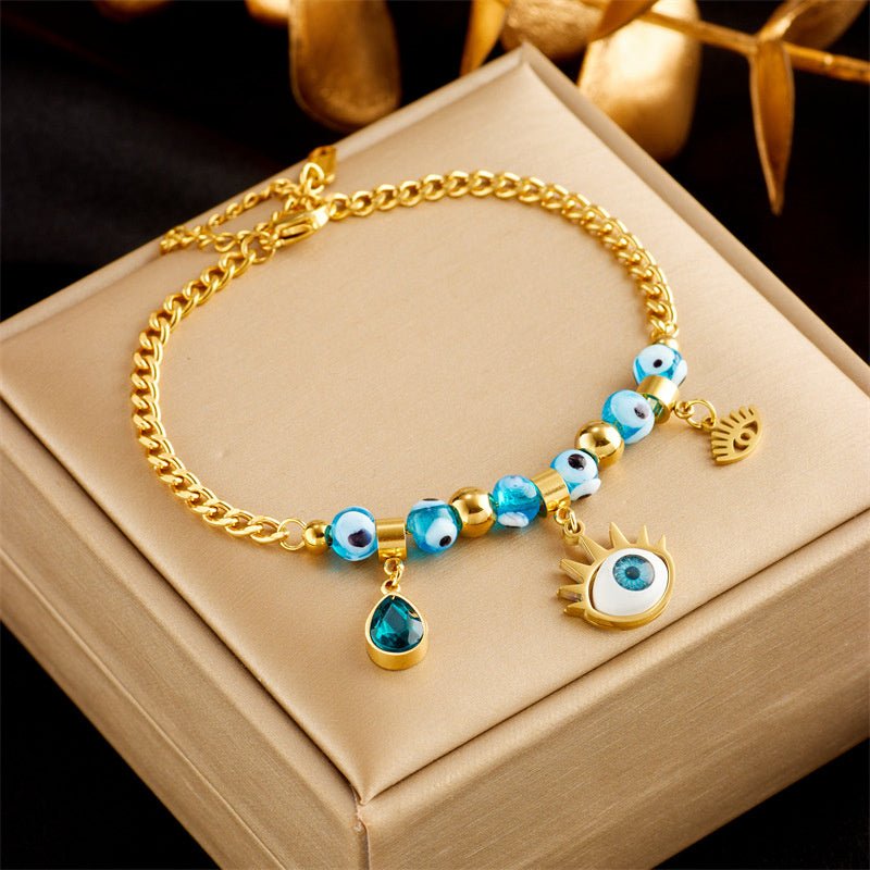 Bracelet Double Couche - Luxe et Audace - KadooKadooŒil BleuCJSL205392808HSMykadoo.shopBracelet