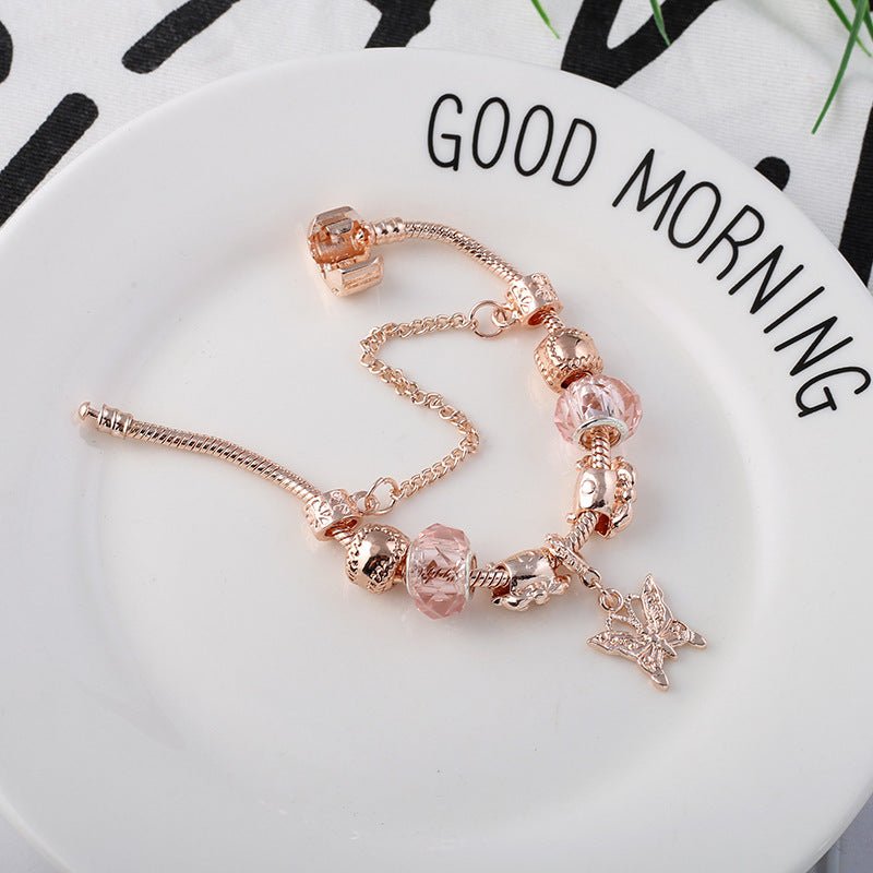 Bracelet en Or Rose Géométrique - Élégance pour Femmes - KadooKadooPapillon Or roseCJSL129974111KPMykadoo.shopBracelet