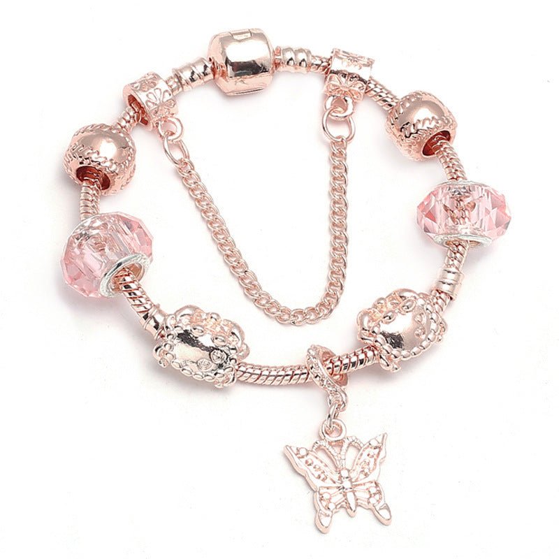 Bracelet en Or Rose Géométrique - Élégance pour Femmes - KadooKadooPapillon Or roseCJSL129974111KPMykadoo.shopBracelet