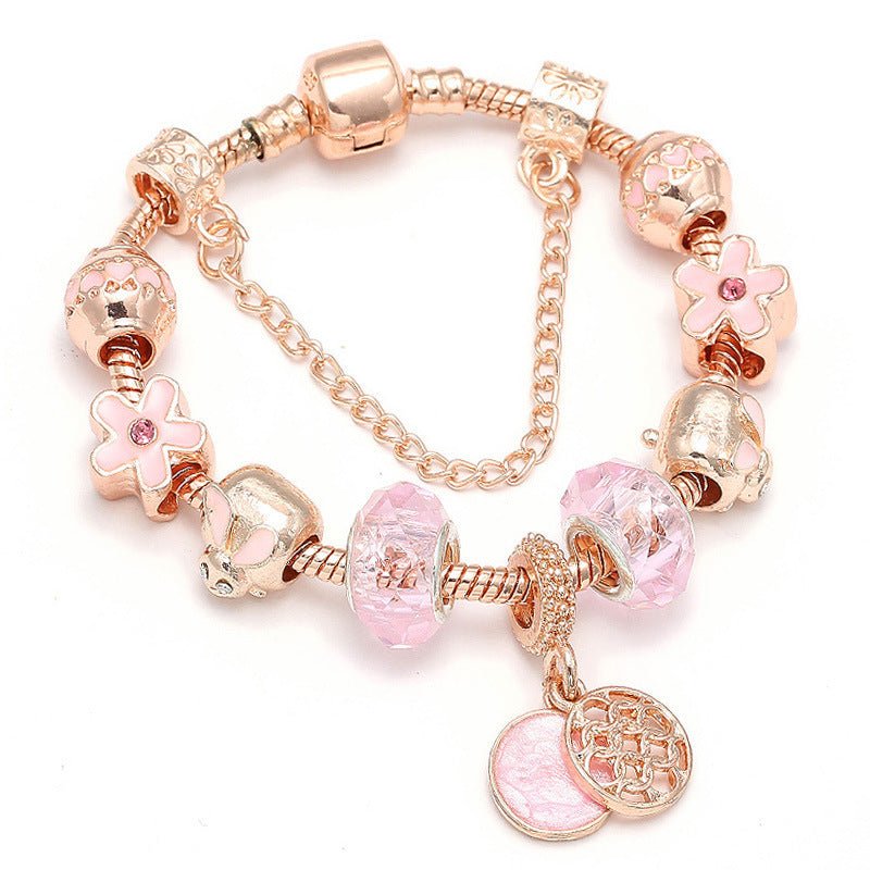 Bracelet en Or Rose Géométrique - Élégance pour Femmes - KadooKadooCéleste/Or roseCJSL129974101AZMykadoo.shopBracelet