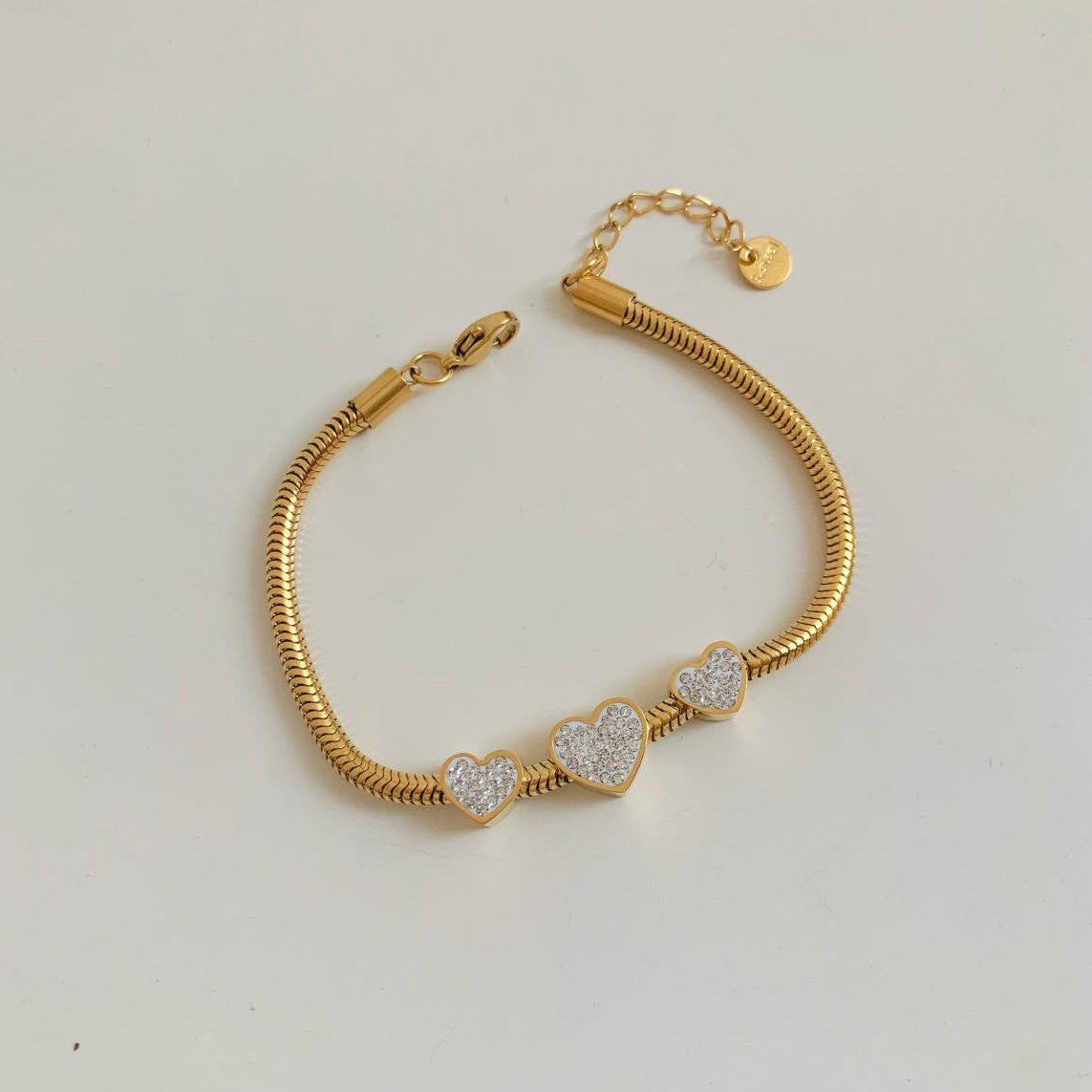 Bracelets en Acier Inoxydable - Élégance en Mailles Variées - KadooKadooGourmette DoréCJSL207143708HSMykadoo.shopBracelet