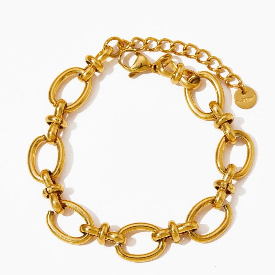 Bracelets en Acier Inoxydable - Élégance en Mailles Variées - KadooKadooChaîne DoréCJSL207143705EVMykadoo.shopBracelet