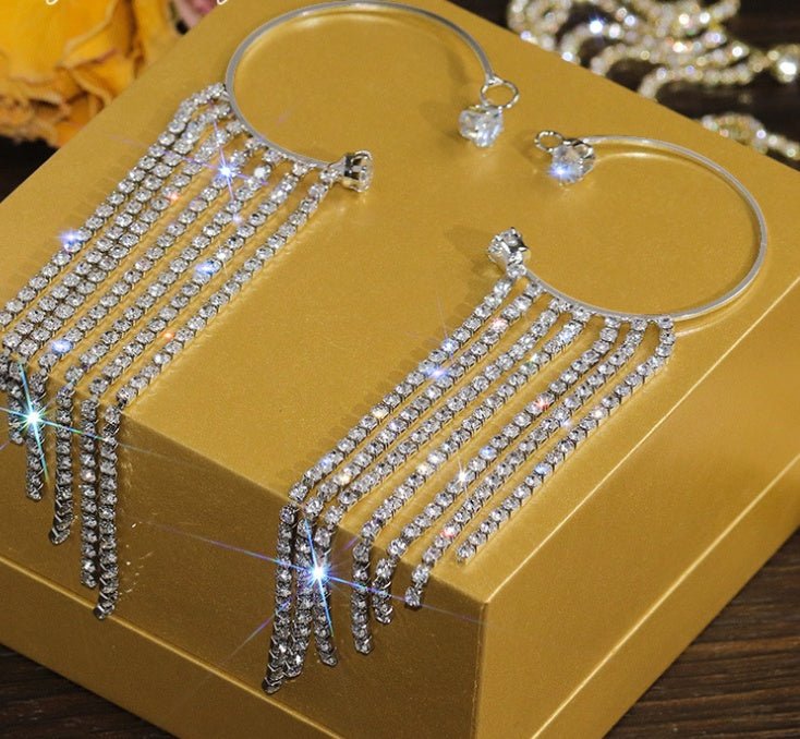 Cascade de Lumière Éternelle : L'Élégance Réinventée - KadooKadooArgentéCJLX137913911KPMykadoo.shopBoucles d'oreilles