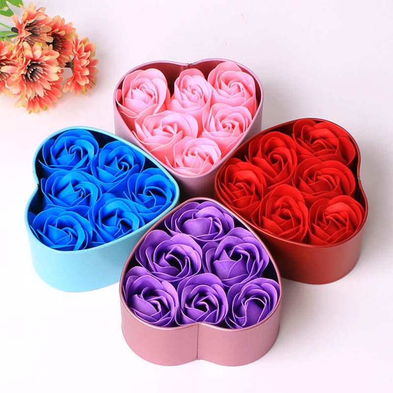 Coffret Cœur de Fleurs Éternelles – Le Cadeau Élégant pour un Amour Inoubliable - KadooKadooBleuCJZS137135503CXMykadoo.shopCoffret De Cadeau