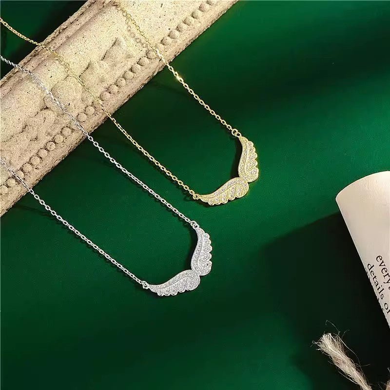 Collier Ailes d'Ange en Argent Sterling 925 – Élégance Céleste - KadooKadooOr JauneCJLX201704102BYMykadoo.shopcollier