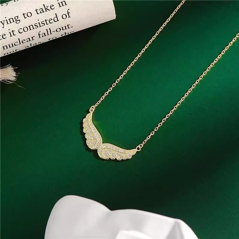 Collier Ailes d'Ange en Argent Sterling 925 – Élégance Céleste - KadooKadooOr JauneCJLX201704102BYMykadoo.shopcollier