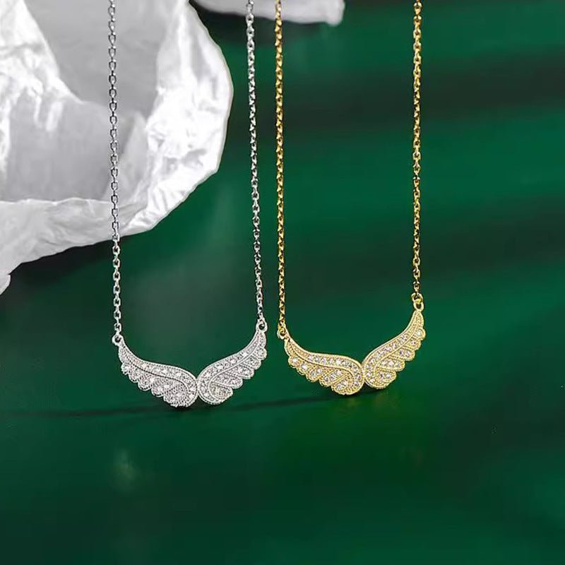 Collier Ailes d'Ange en Argent Sterling 925 – Élégance Céleste - KadooKadooOr JauneCJLX201704102BYMykadoo.shopcollier
