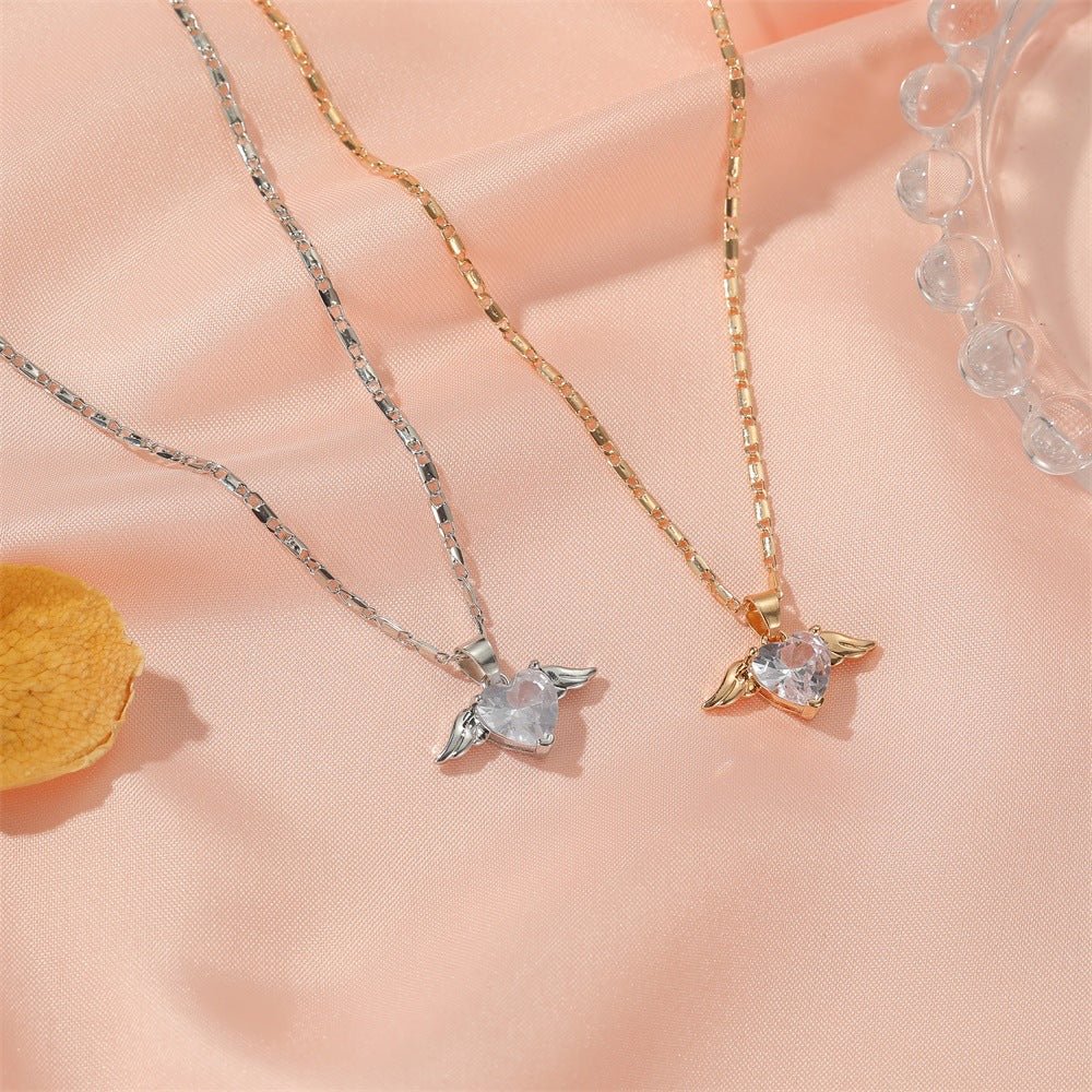 Collier Ailes de Cœur pour Femmes - KadooKadooOrCJLX190136001AZMykadoo.shopcollier