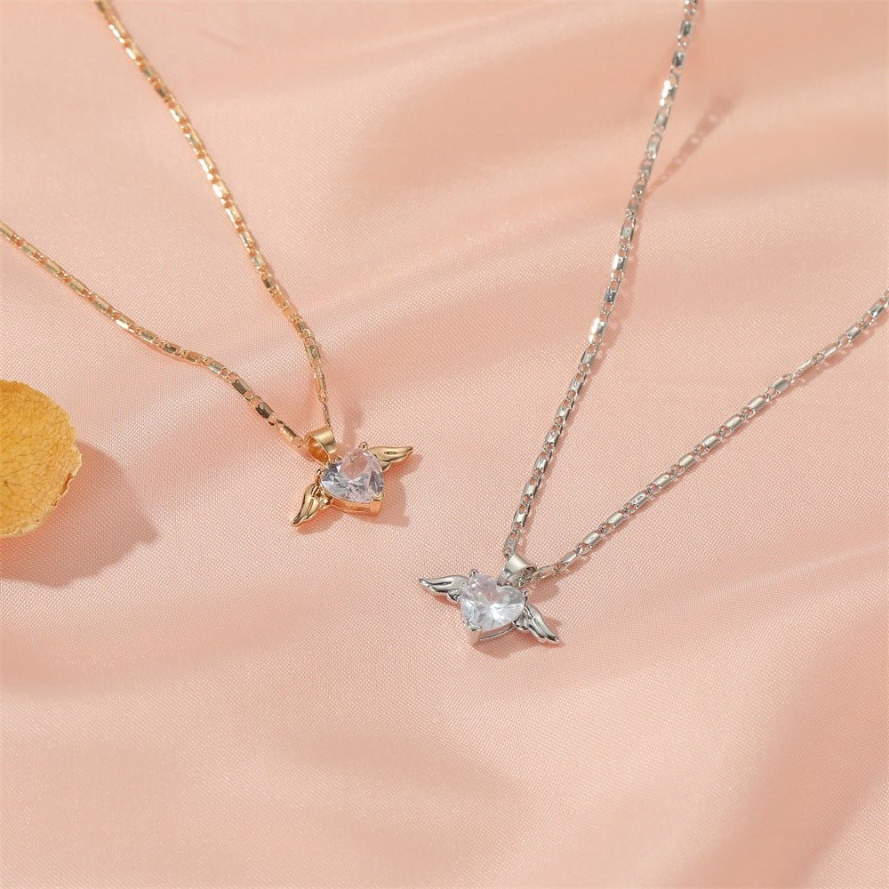 Collier Ailes de Cœur pour Femmes - KadooKadooOrCJLX190136001AZMykadoo.shopcollier