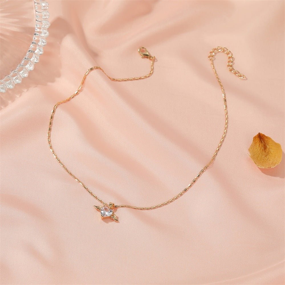 Collier Ailes de Cœur pour Femmes - KadooKadooOrCJLX190136001AZMykadoo.shopcollier