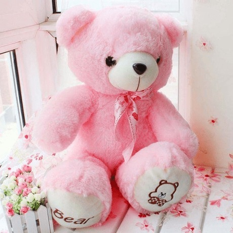 Douceur d'Amour - Ours en Peluche Géant Ultra - Doux pour des Moments Réconfortants - KadooKadooOurs Rose BonbonCJMR108722905EVMykadoo.shopOurs en Peluche