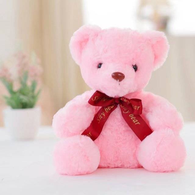 Ours en Peluche Lumineux – Le Compagnon Doux et Magique - KadooKadooCâlin RoséCJWJWJMR02448 - PinkMykadoo.shopOurs en Peluche