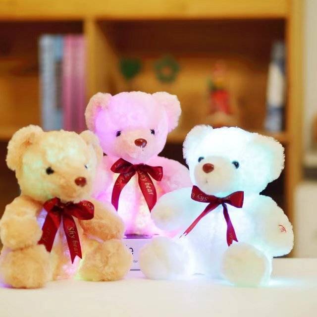 Ours en Peluche Lumineux – Le Compagnon Doux et Magique - KadooKadooCâlin ChocolatéCJWJWJMR02448 - BrownMykadoo.shopOurs en Peluche