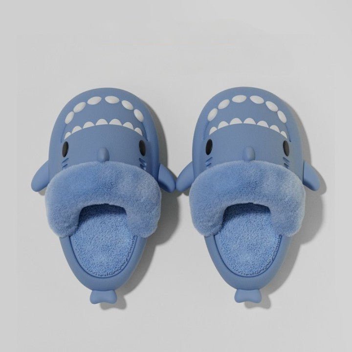 Pantoufles Requin Hiver Amovibles et Chaudes – Chaussons Unisexes Confortables pour la Maison - KadooKadooBleuCJNS1569674 - Haze blue - 36to37Mykadoo.shopPantoufles