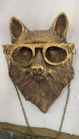 Pendentif Animalier Luxe en Bronze Antique pour Décoration Murale - KadooKadooRenardCJJT150915002BYMykadoo.shopPendentif