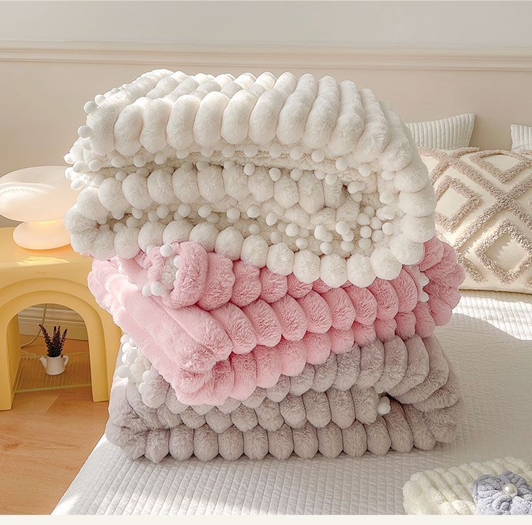 Plaid en Polyester – Douceur et Confort pour Vos Moments de Détente - KadooKadooBeigeCJZW198021201AZMykadoo.shopPlaide