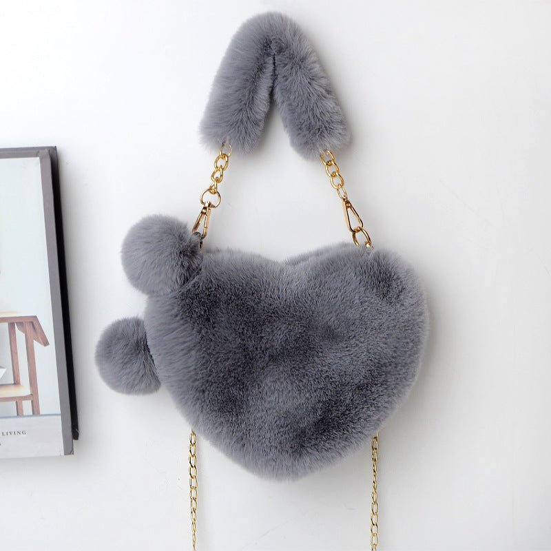 Sac d'Amour en Peluche Douce pour Femmes - KadooKadooRougeCJNS1619218 - RedMykadoo.shopSac à main