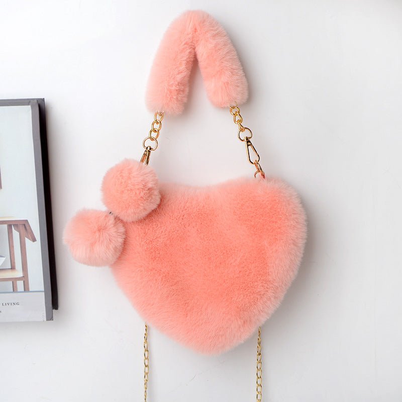 Sac d'Amour en Peluche Douce pour Femmes - KadooKadooRougeCJNS1619218 - RedMykadoo.shopSac à main