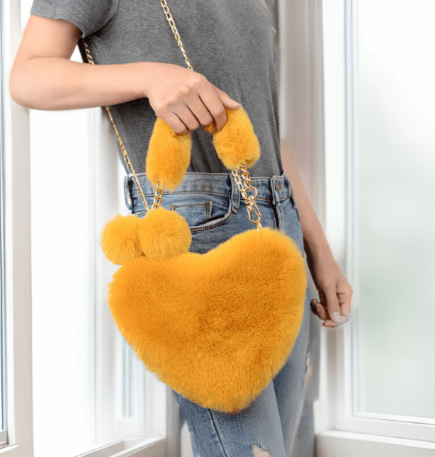 Sac d'Amour en Peluche Douce pour Femmes - KadooKadooRougeCJNS1619218 - RedMykadoo.shopSac à main