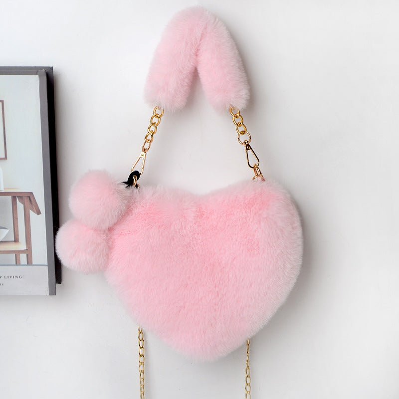 Sac d'Amour en Peluche Douce pour Femmes - KadooKadooRougeCJNS1619218 - RedMykadoo.shopSac à main