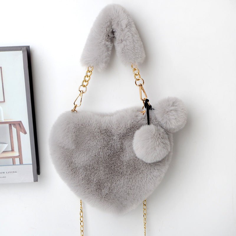Sac d'Amour en Peluche Douce pour Femmes - KadooKadooRougeCJNS1619218 - RedMykadoo.shopSac à main