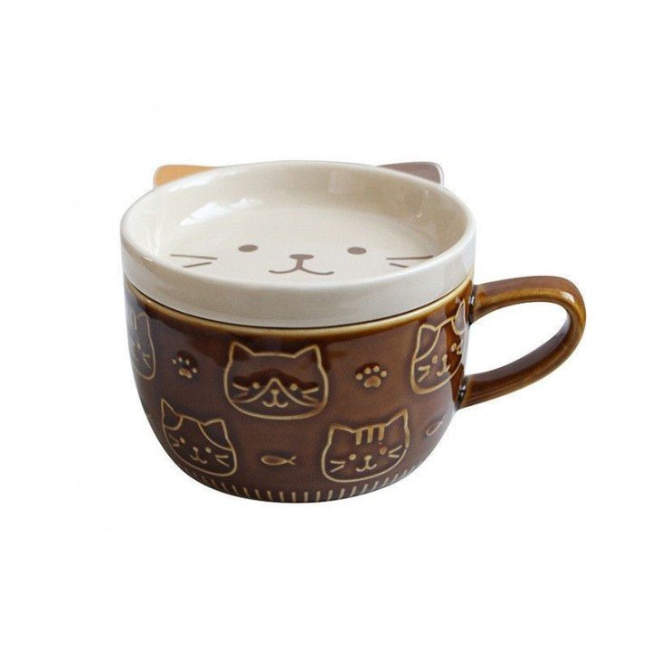 Tasse en Céramique Japonaise – Élégance et Fun au Quotidien - KadooKadooBrunCJJT134677602BYMykadoo.shopTasse